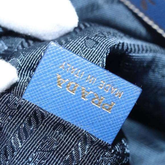 PRADA Pouch Nylon Blue Auth 78232 - Picture 11 of 16